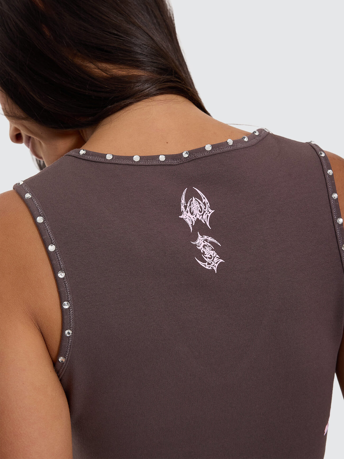 Rapt V-Tank Top - Worn Black 4