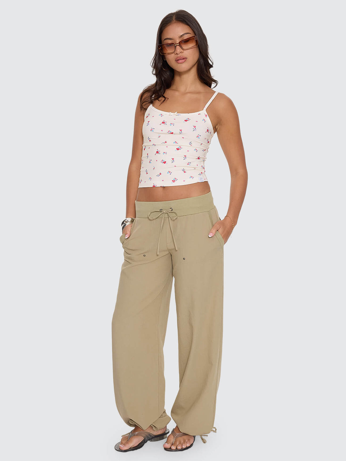 Army Brat Super Low Baggy Pant - Kelp Dust 4