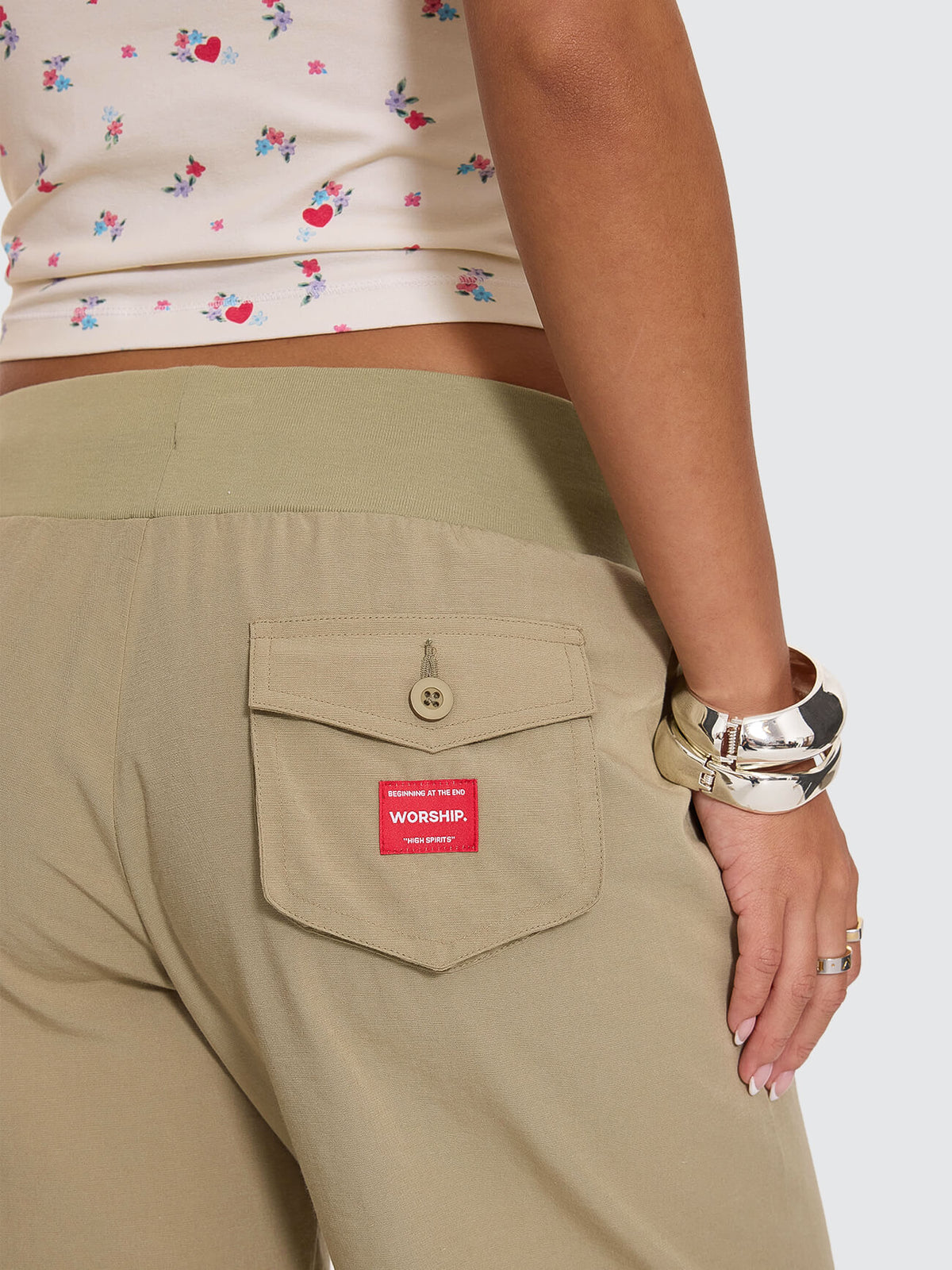 Army Brat Super Low Baggy Pant - Kelp Dust 4