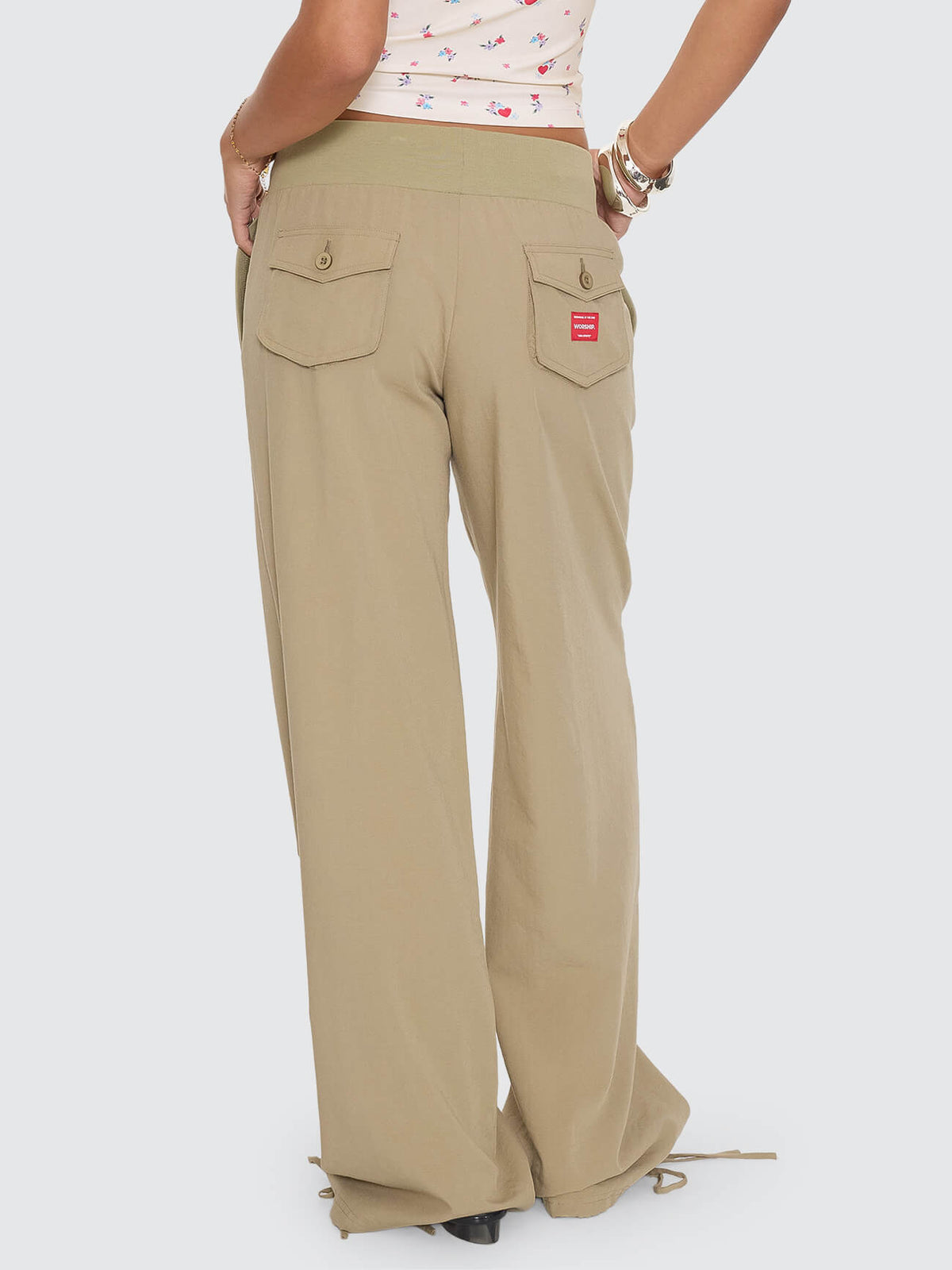 Army Brat Super Low Baggy Pant - Kelp Dust 4