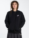 Cherub Zip Front Hood - Black