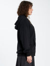 Cherub Zip Front Hood - Black