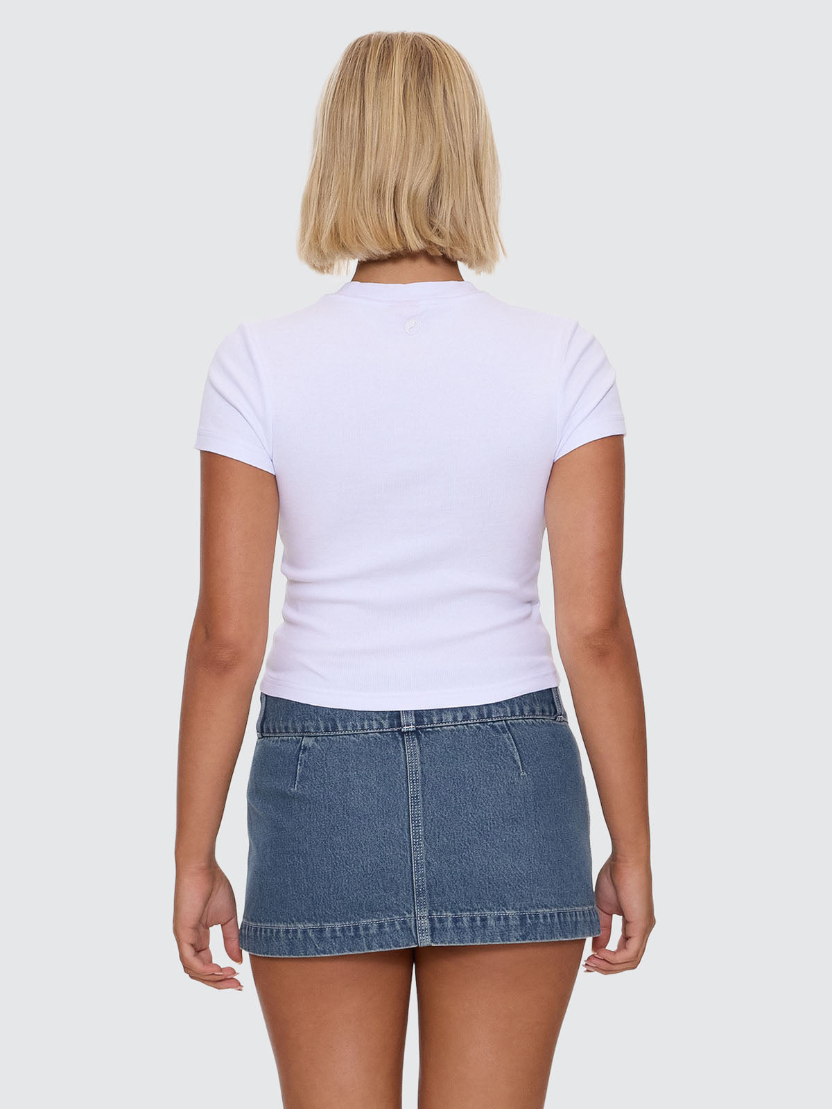 Glitz Slim Fit Tee - White