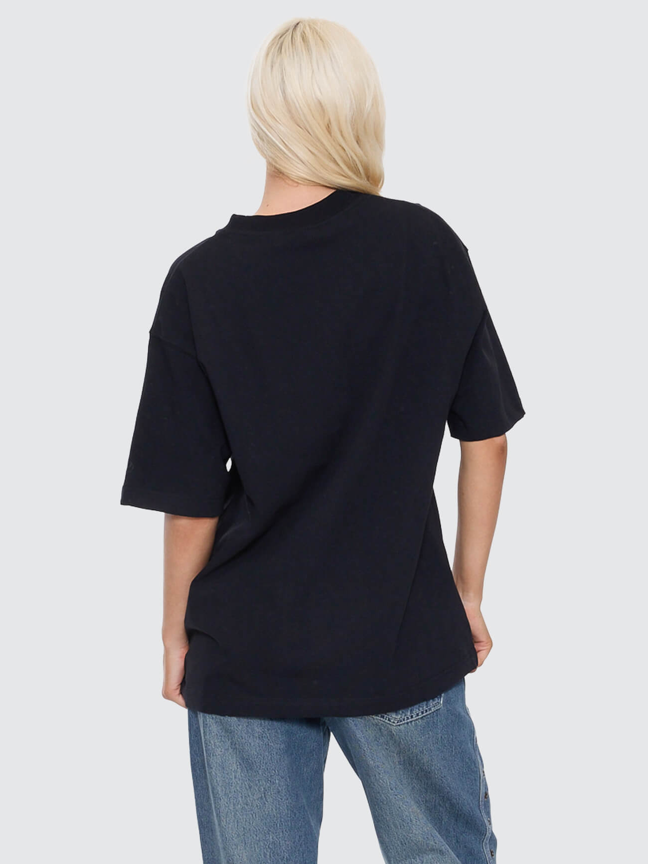 Cherio Oversized Tee - Black