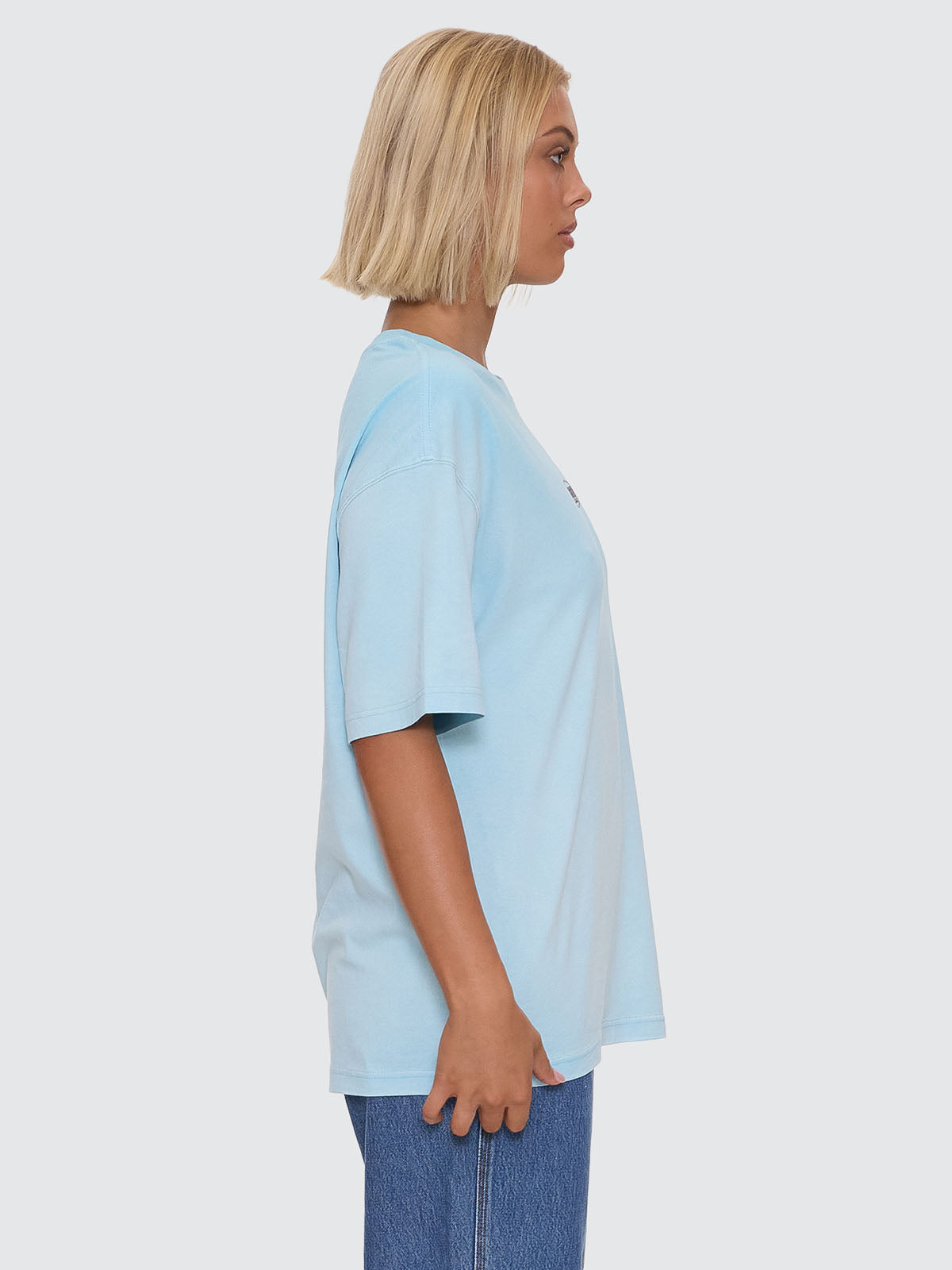 Fresh Air Relaxed Fit Tee - Blue Mint Fade
