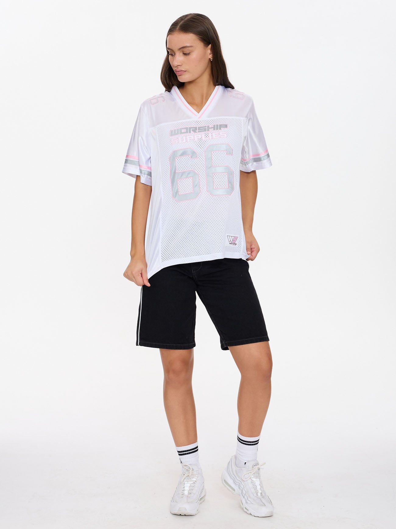 Punter Football Jersey - White