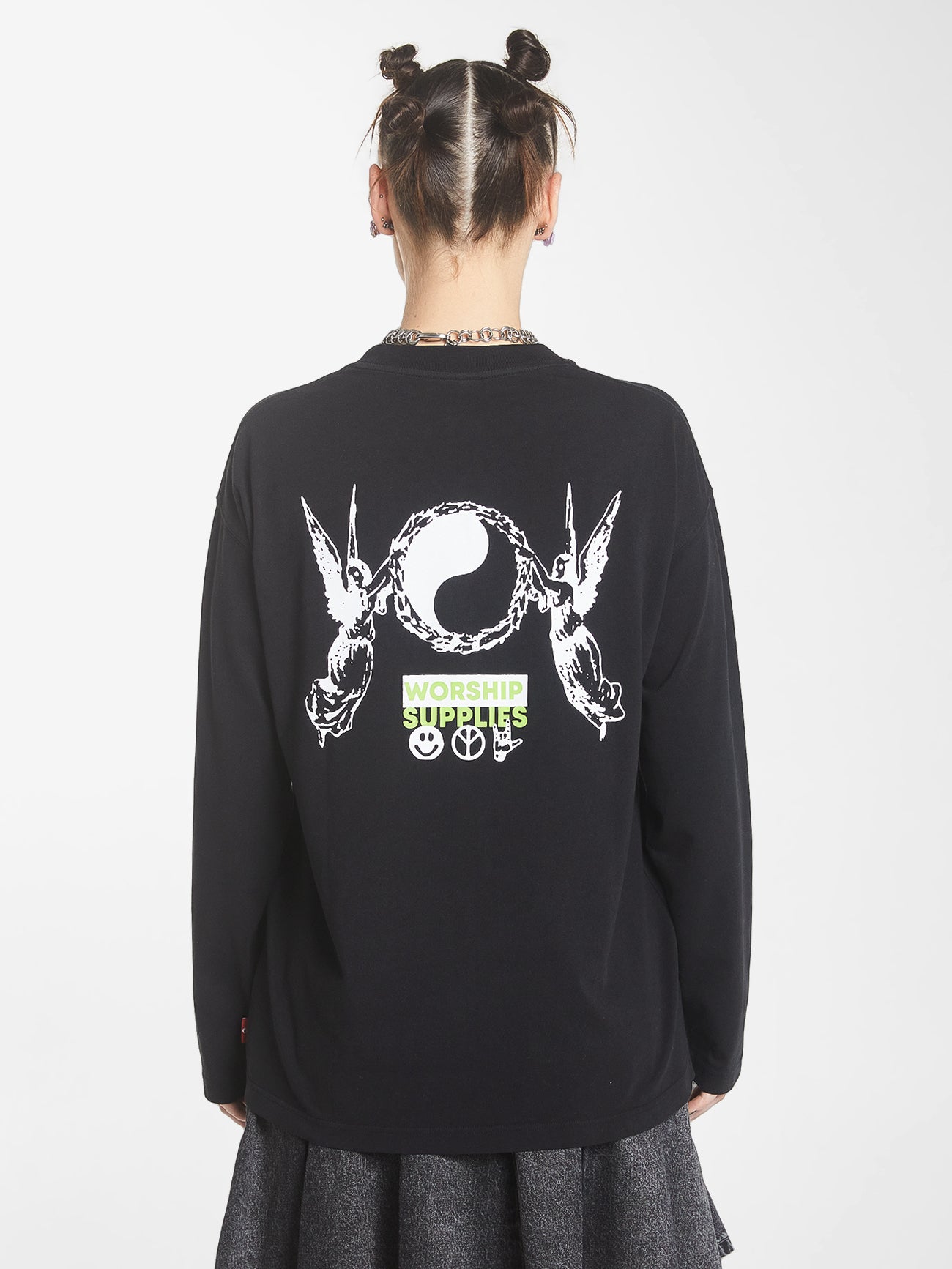 Damnation Long Sleeve Tee - Black 4