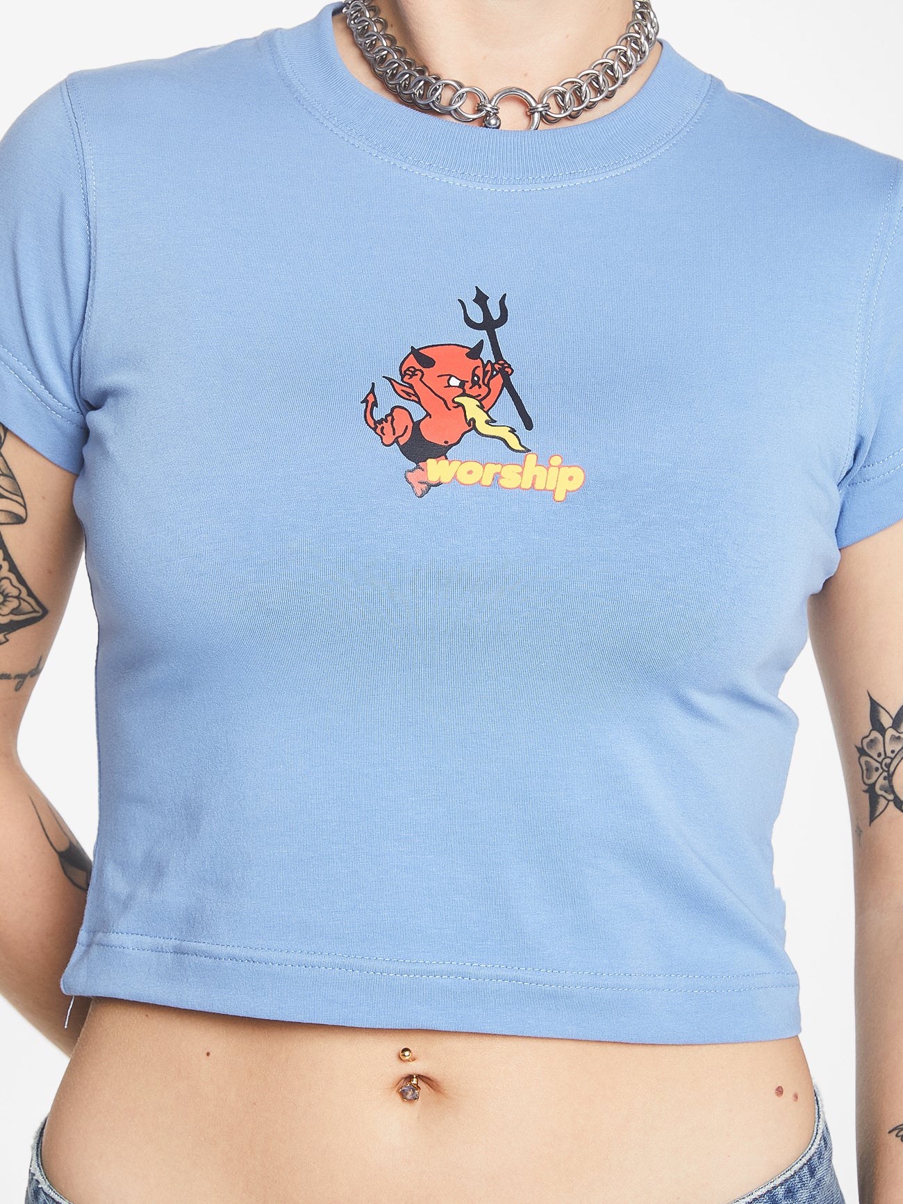 Inferno Teeny Tee - Columbian Blue