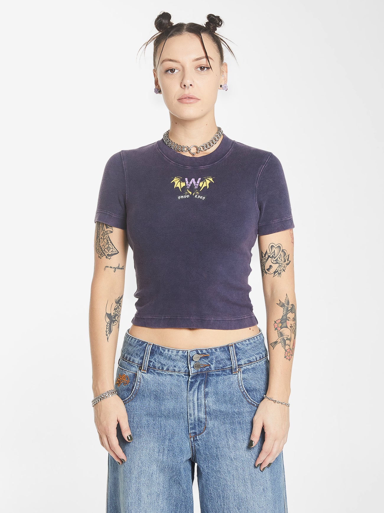 Gnargoyle Slim Fit Tee - Palace Purple