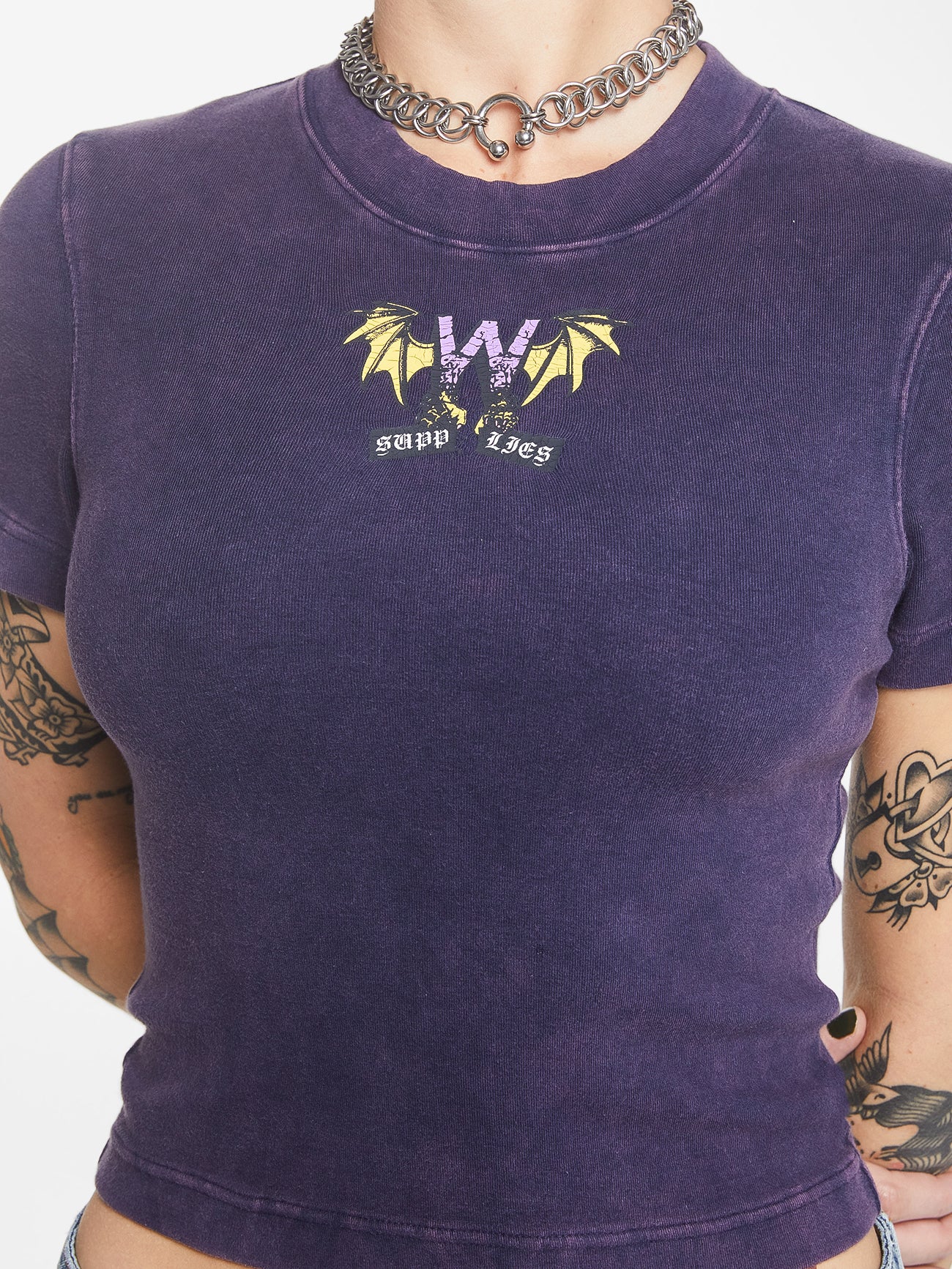 Gnargoyle Slim Fit Tee - Palace Purple