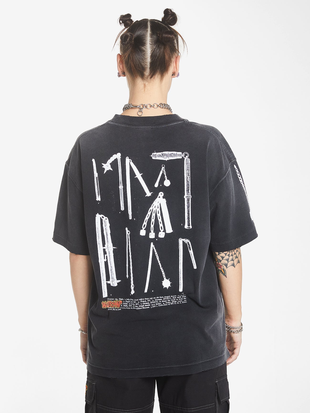 Gobbler Oversized Tee - Vintage Black 4