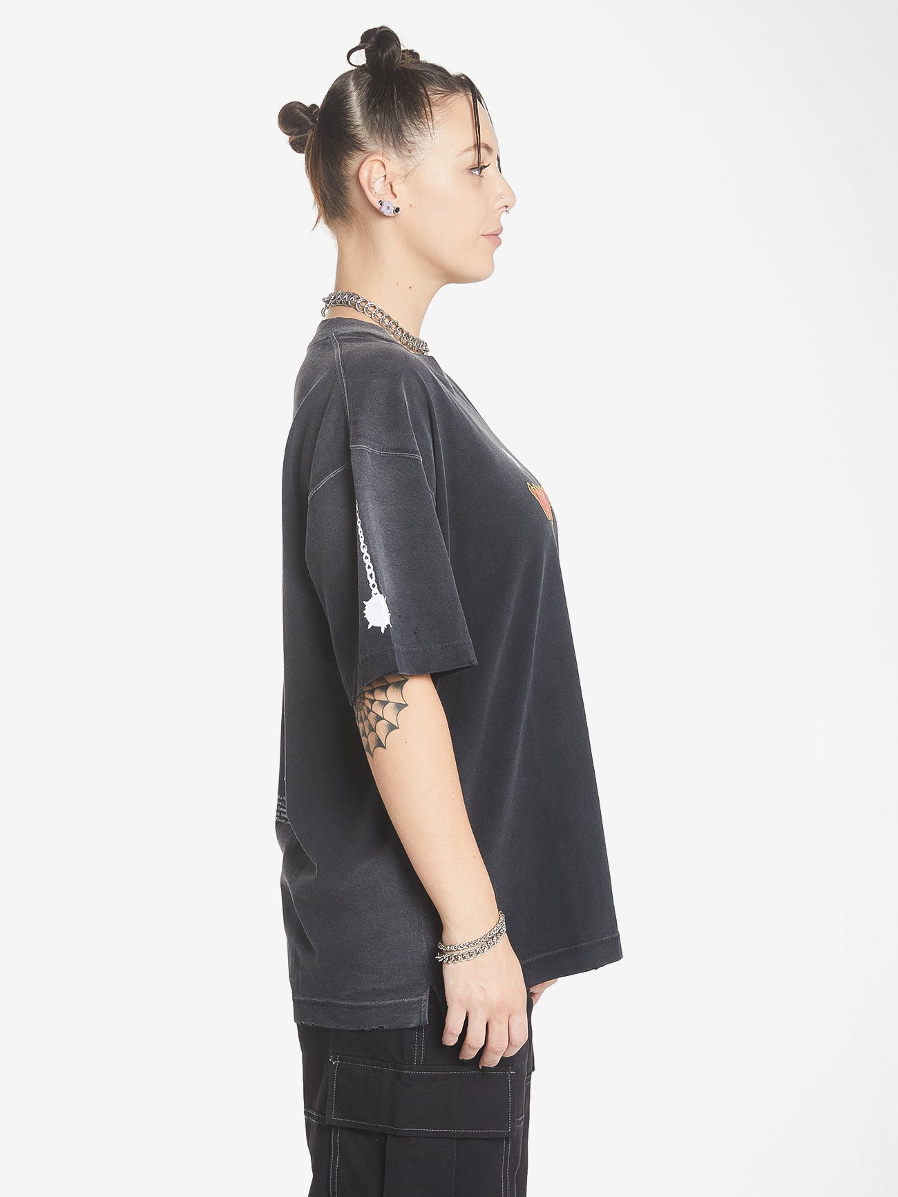 Gobbler Oversized Tee - Vintage Black 4