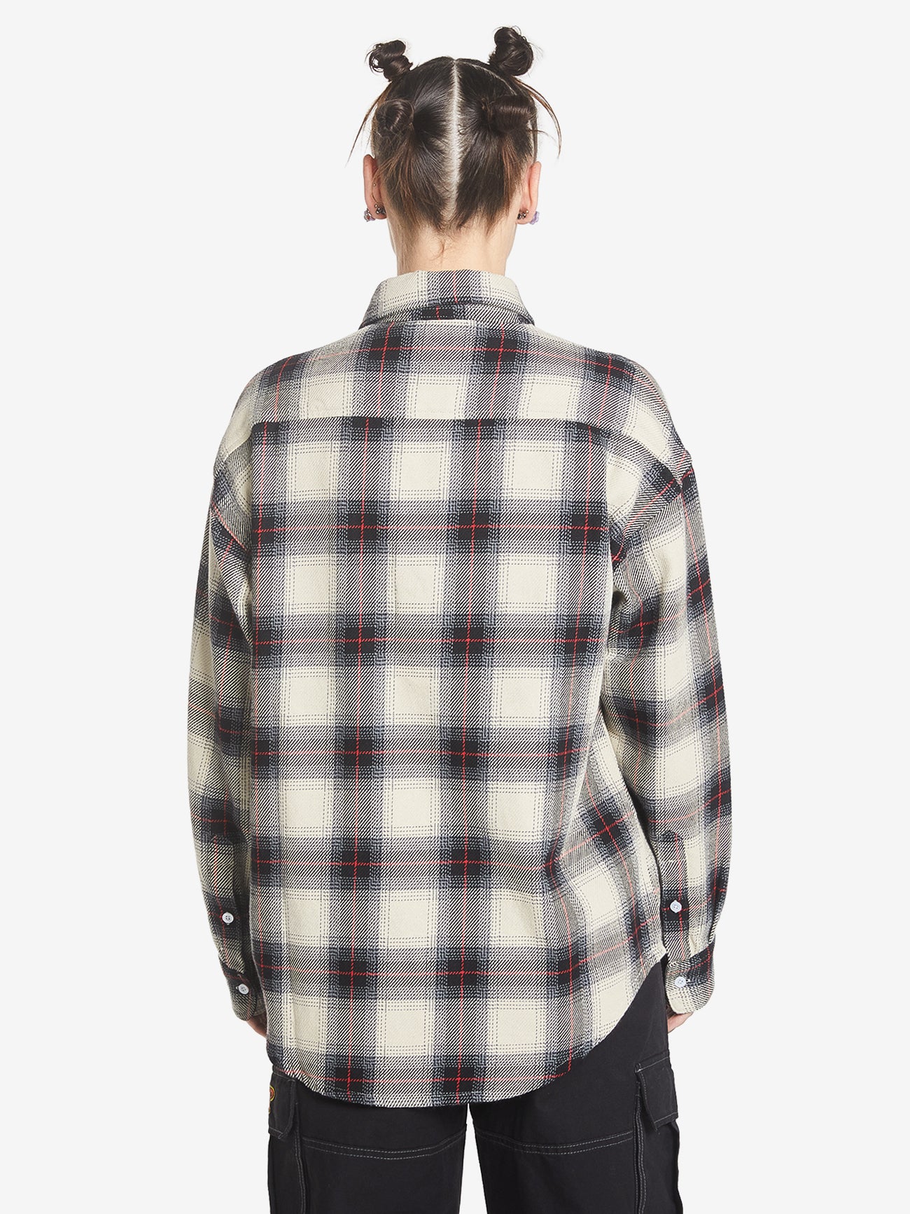 Gobbler Long Sleeve Flannel Shirt - Black 4