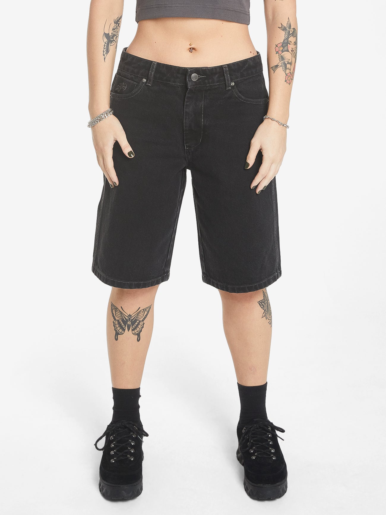 Worship Big Baggy Short - Broken Black