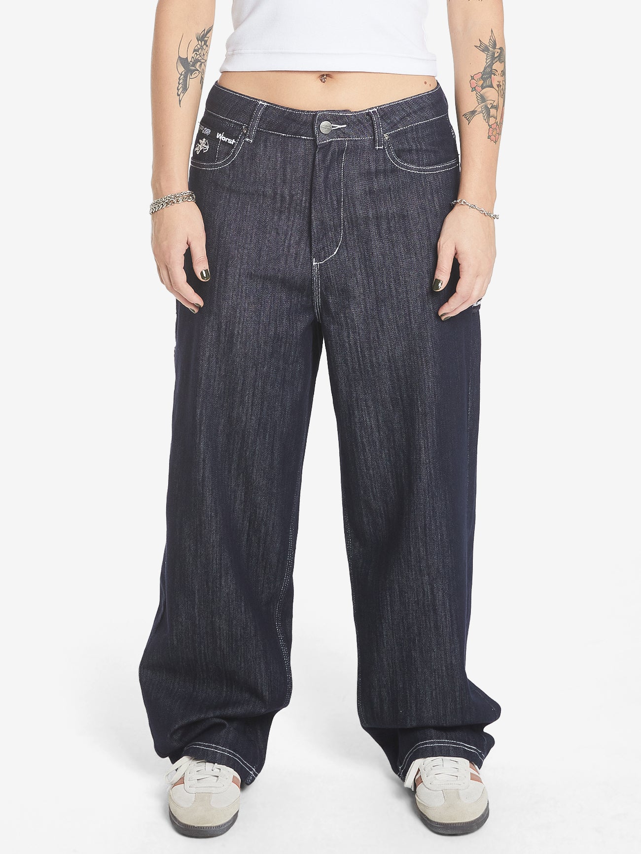 Win Win Big Baggy Jean - Indigo Depths