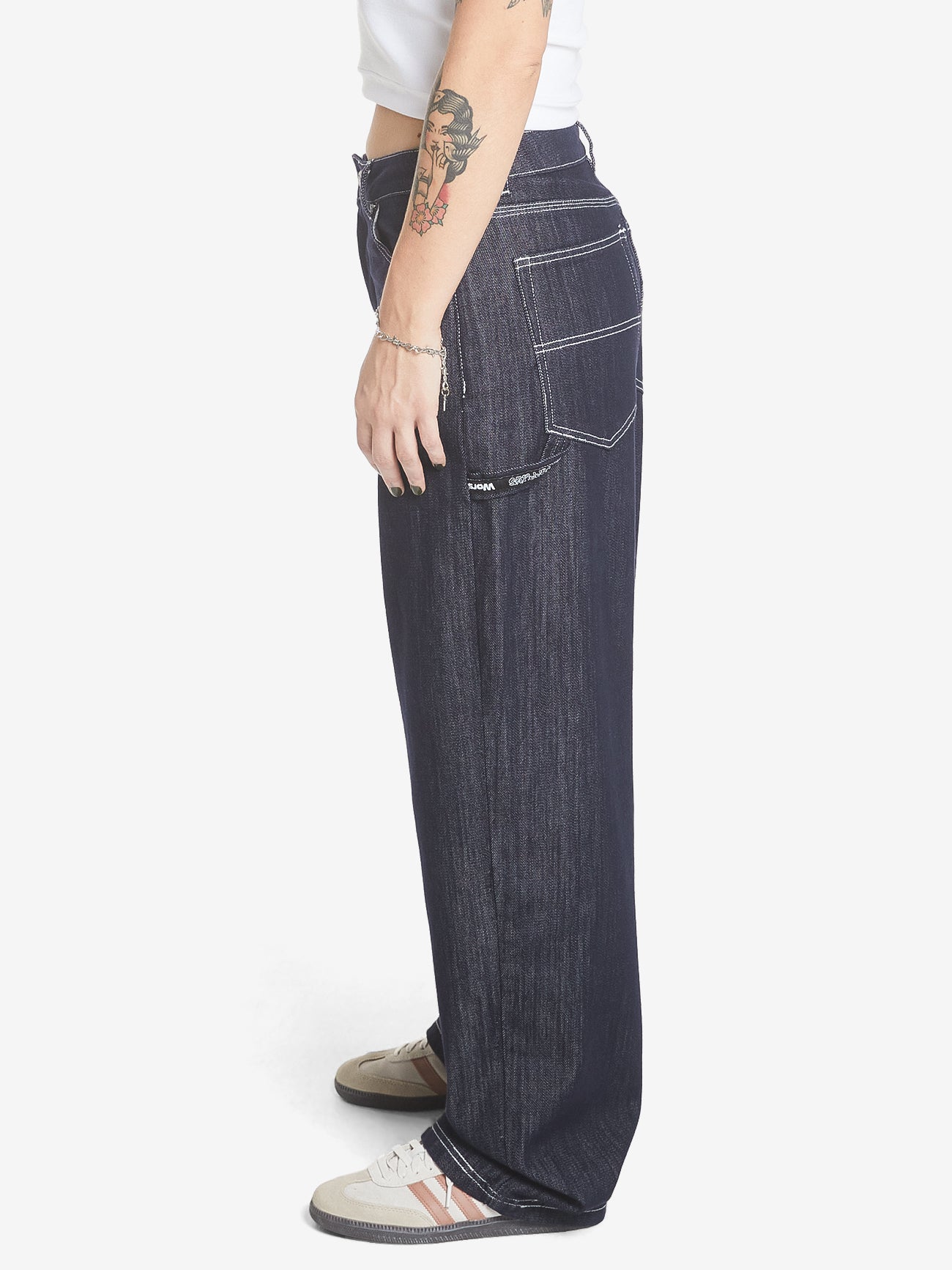 Win Win Big Baggy Jean - Indigo Depths 4