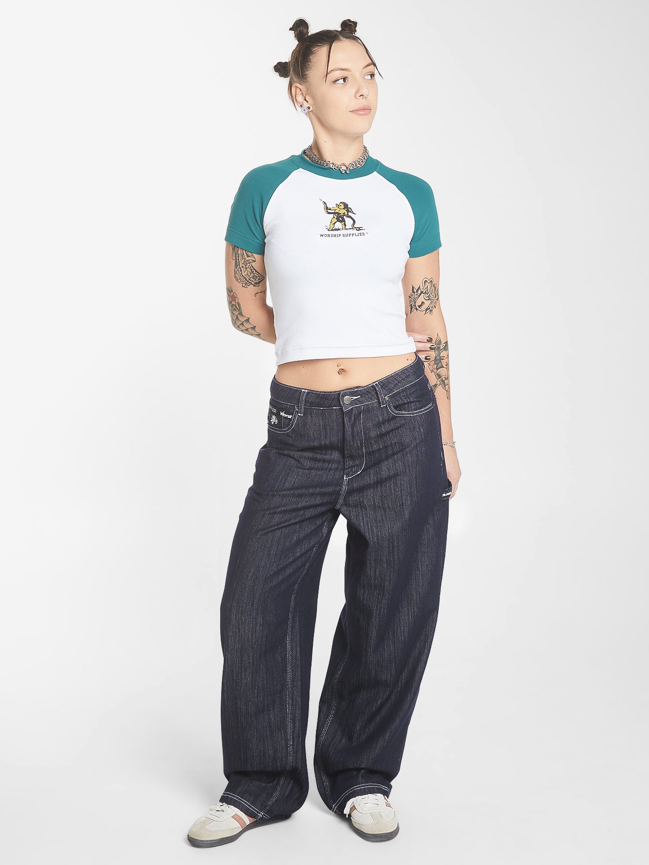 Win Win Big Baggy Jean - Indigo Depths