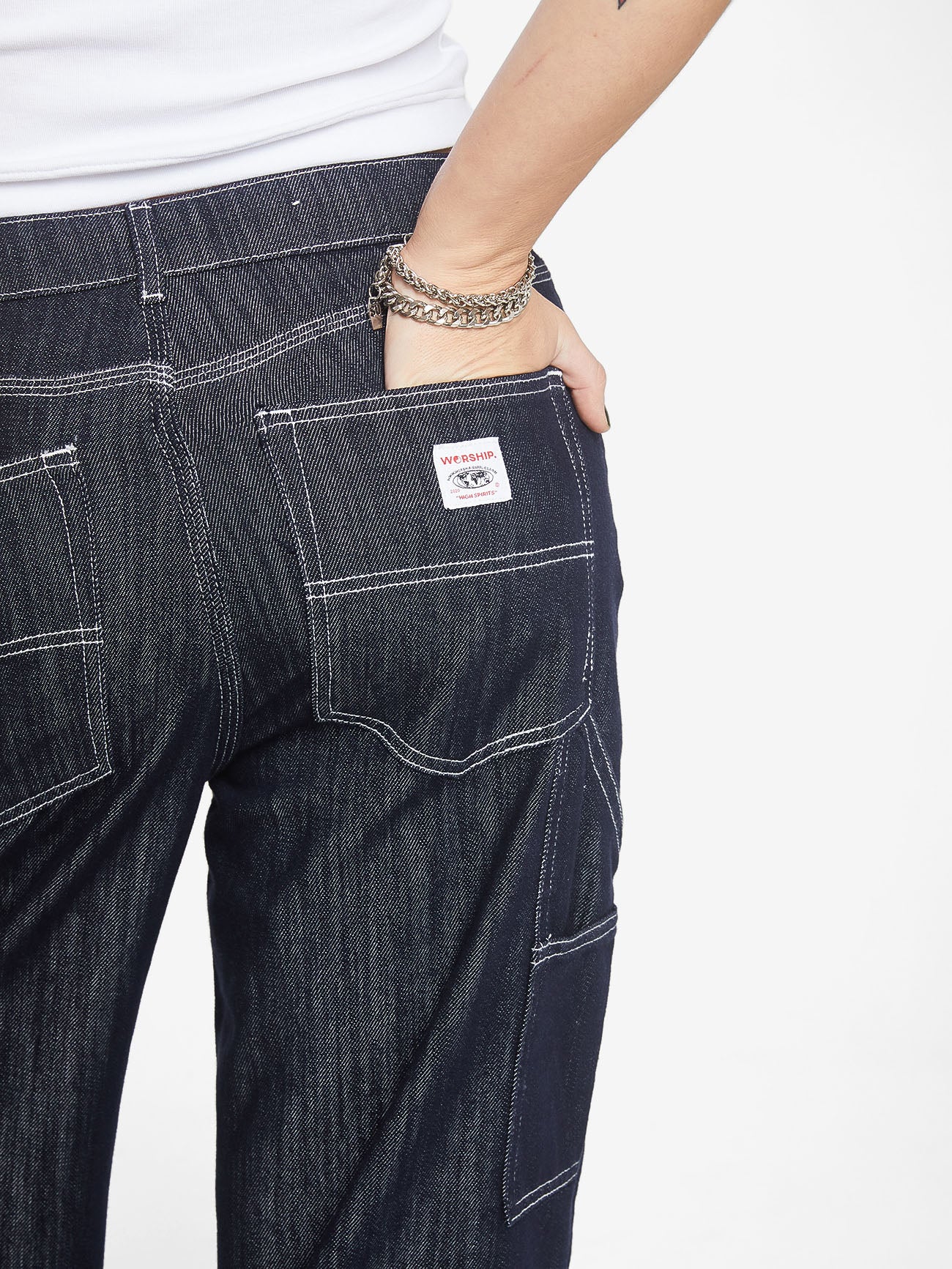 Win Win Big Baggy Jean - Indigo Depths 4