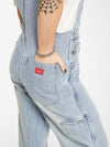 Double Knee Denim Overall - Dirty Trade Blue 4