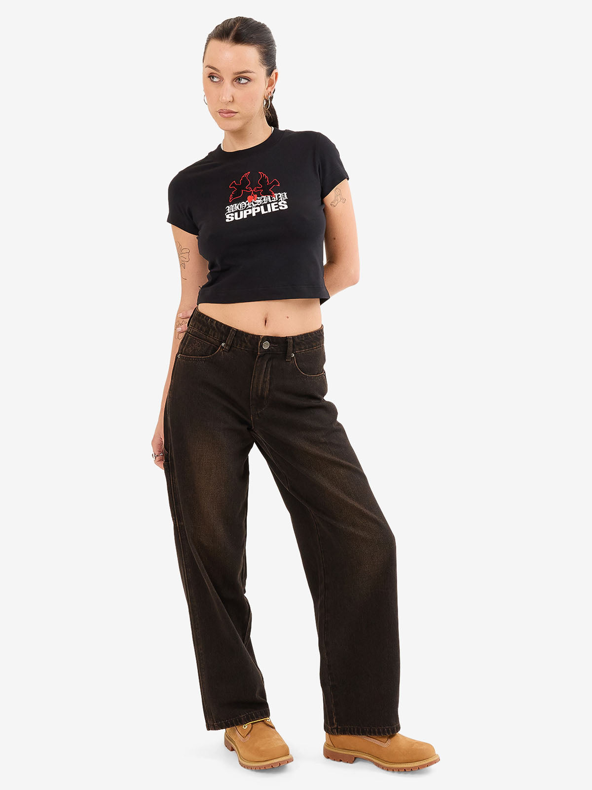 Love Birds Teeny Tee - Black