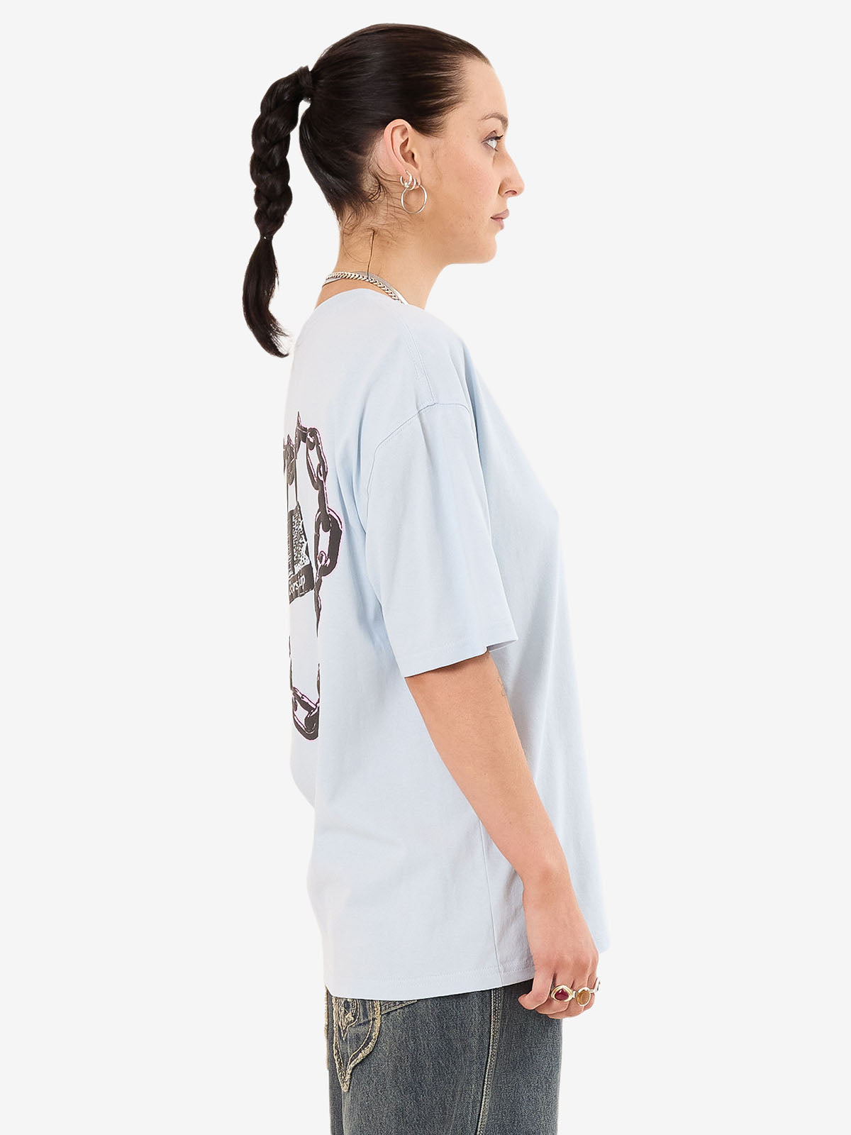 Heavy Heart Relaxed Fit Tee - Ice Melt