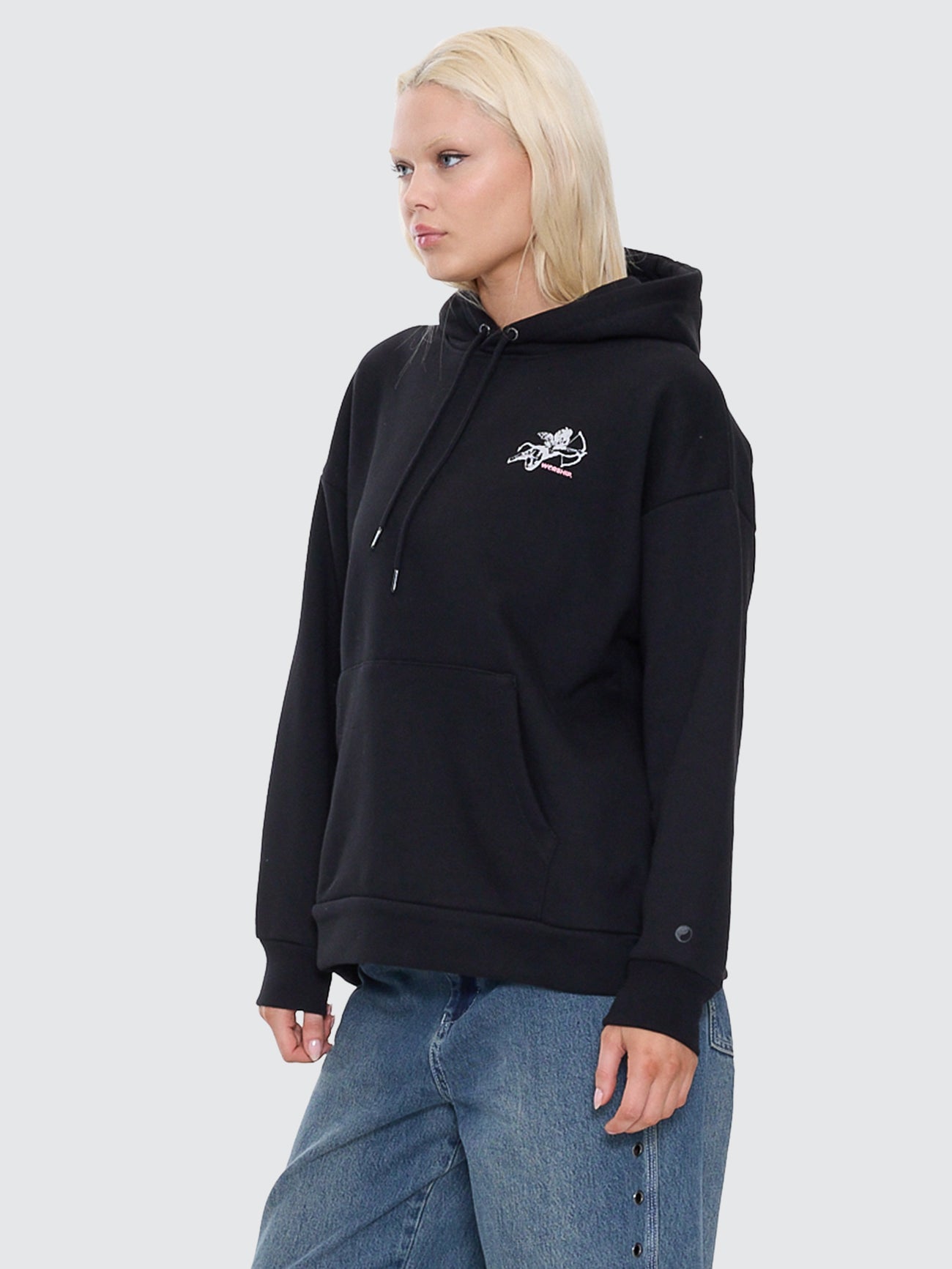 Cherub Box Fit Hood - Black Vintage Fade