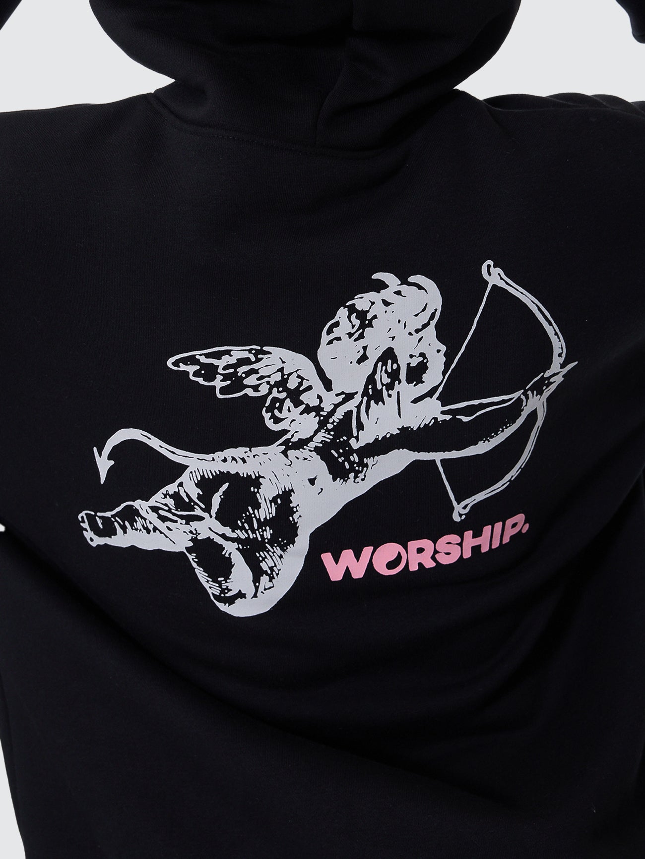 Cherub Box Fit Hood - Black Vintage Fade