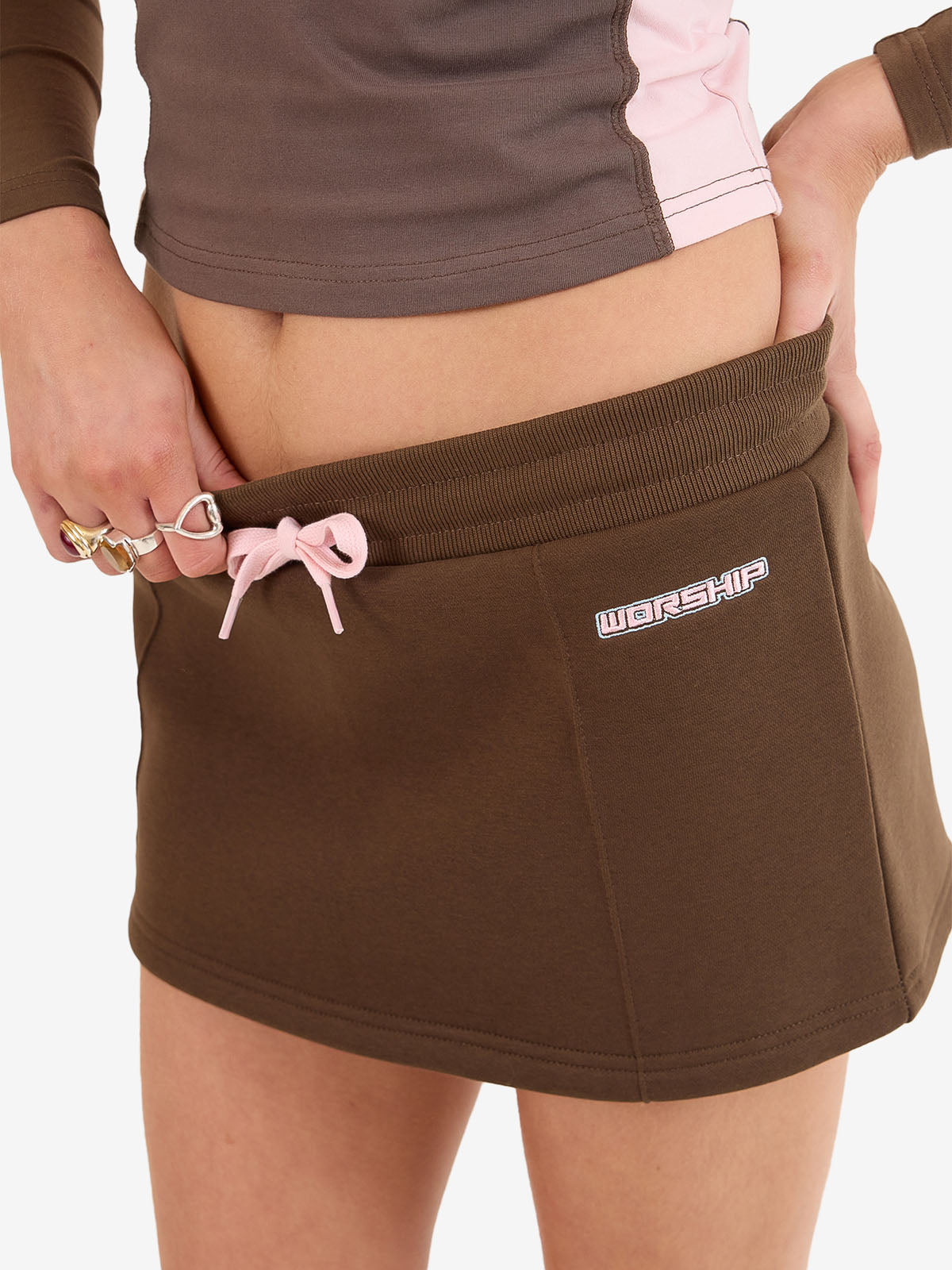 Punter Micro Skirt - Chocolate