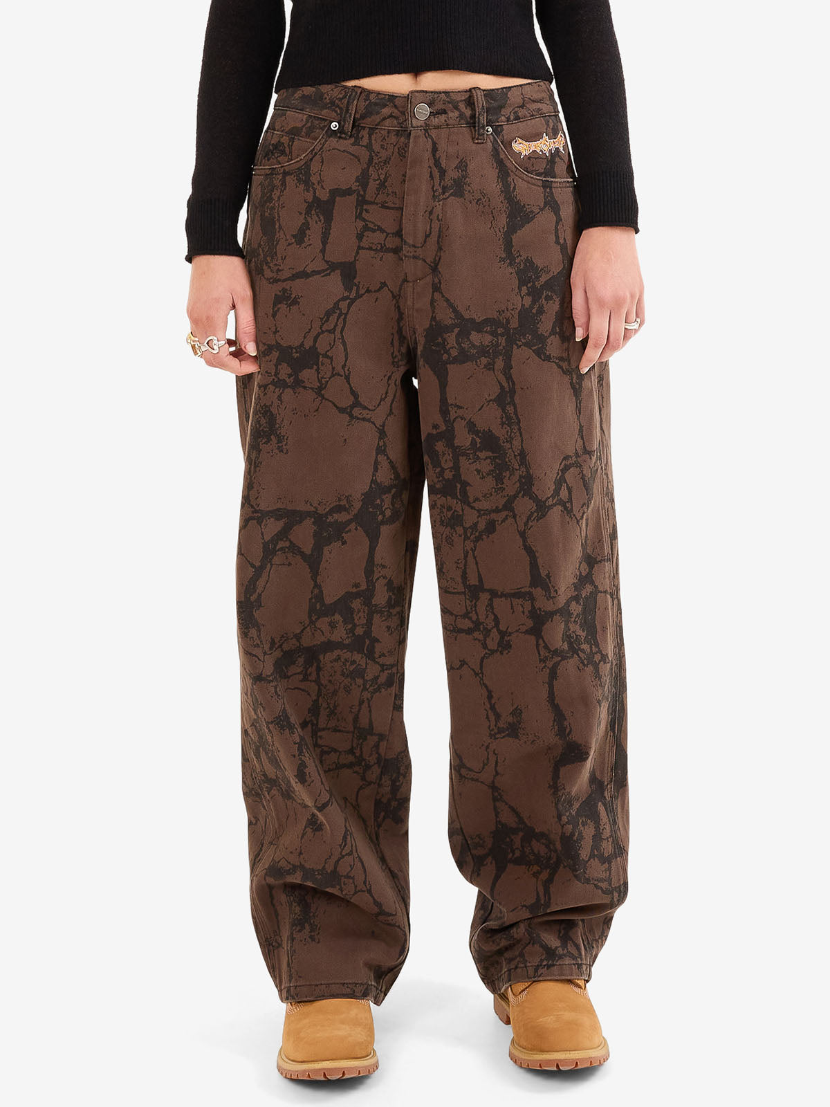 Blackwood Big Baggy Jean - Chocolate