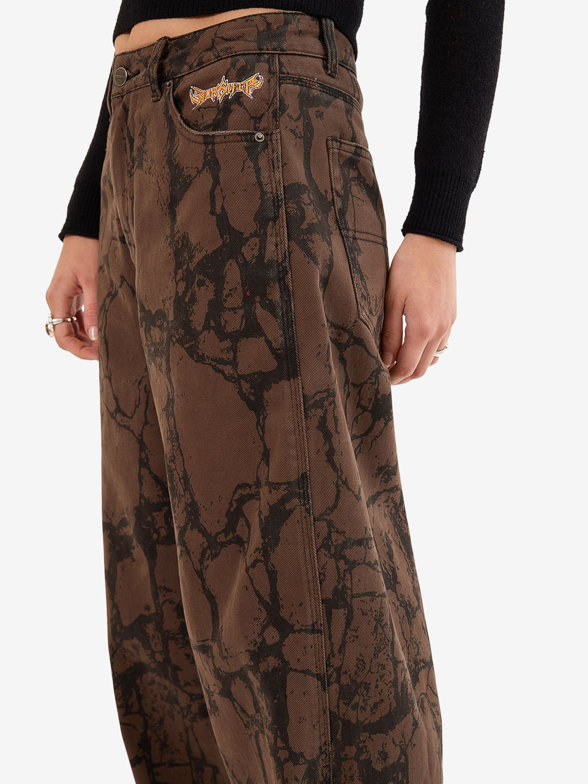 Blackwood Big Baggy Jean - Chocolate