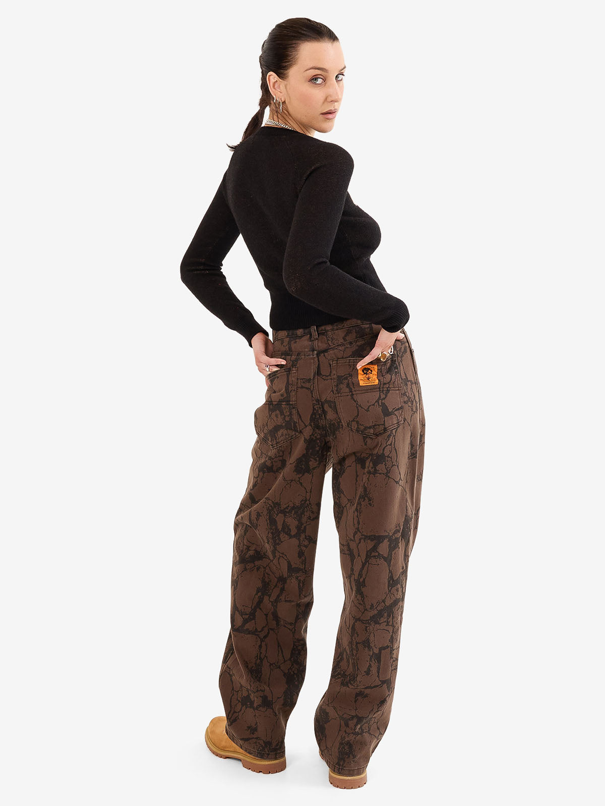 Blackwood Big Baggy Jean - Chocolate