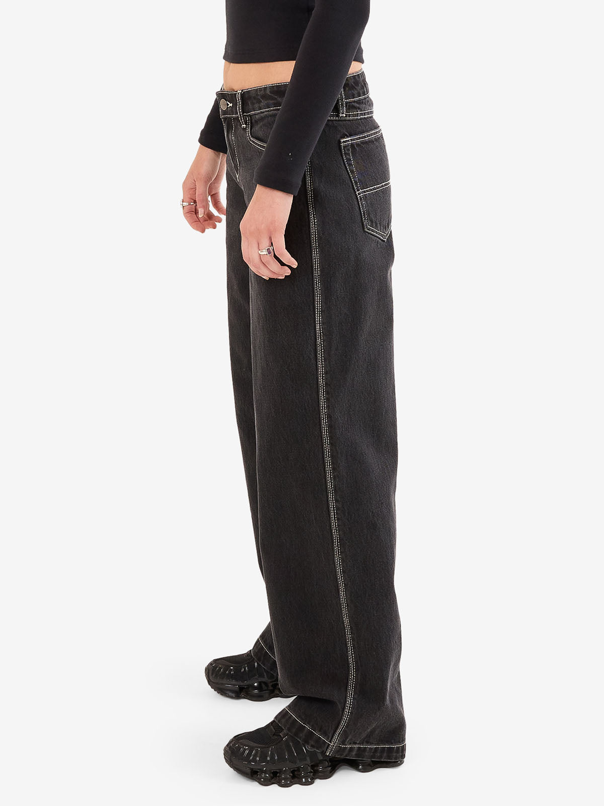 Gnasher Baggy Low Rider Jean - Phantom