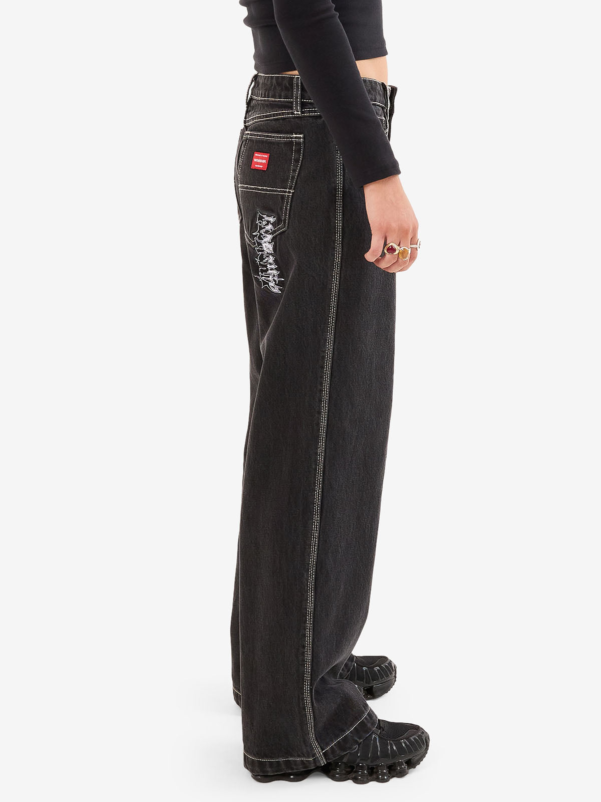 Gnasher Baggy Low Rider Jean - Phantom