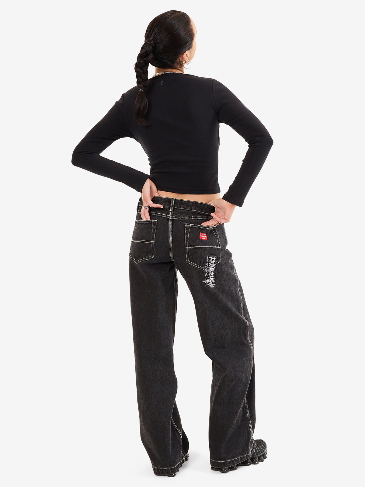 Gnasher Baggy Low Rider Jean - Phantom
