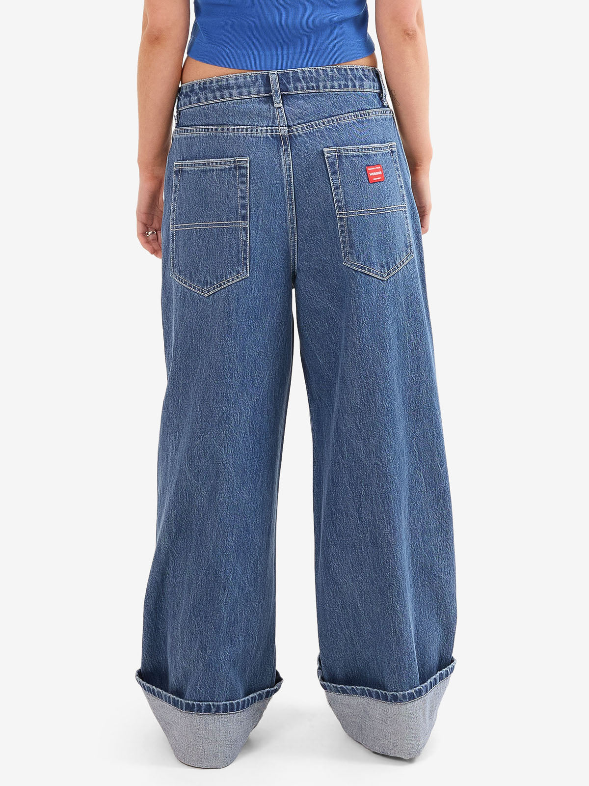 Mammoth Turn Up Jean - Steady Mid Blue