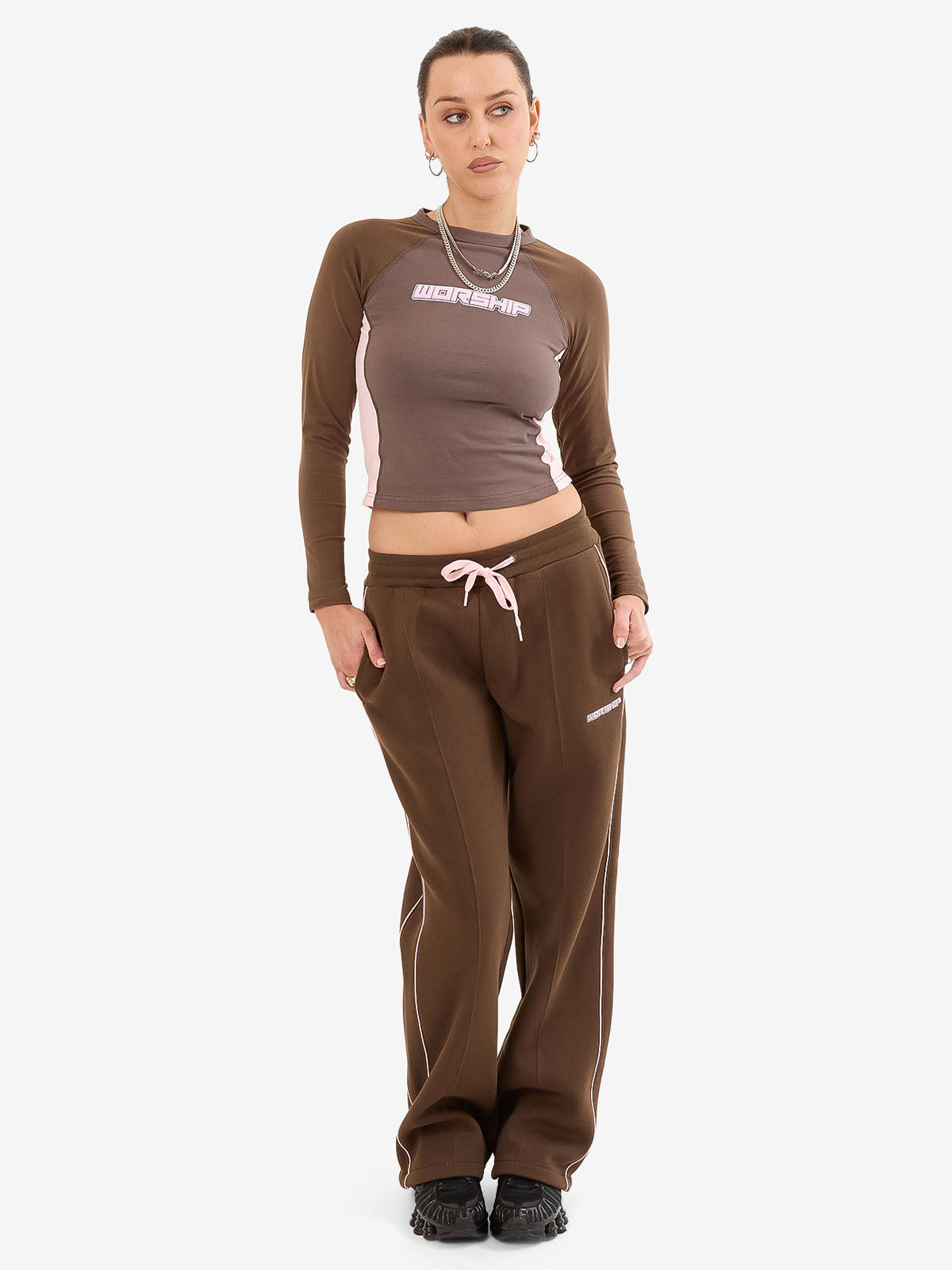 Punter Track Pant - Chocolate