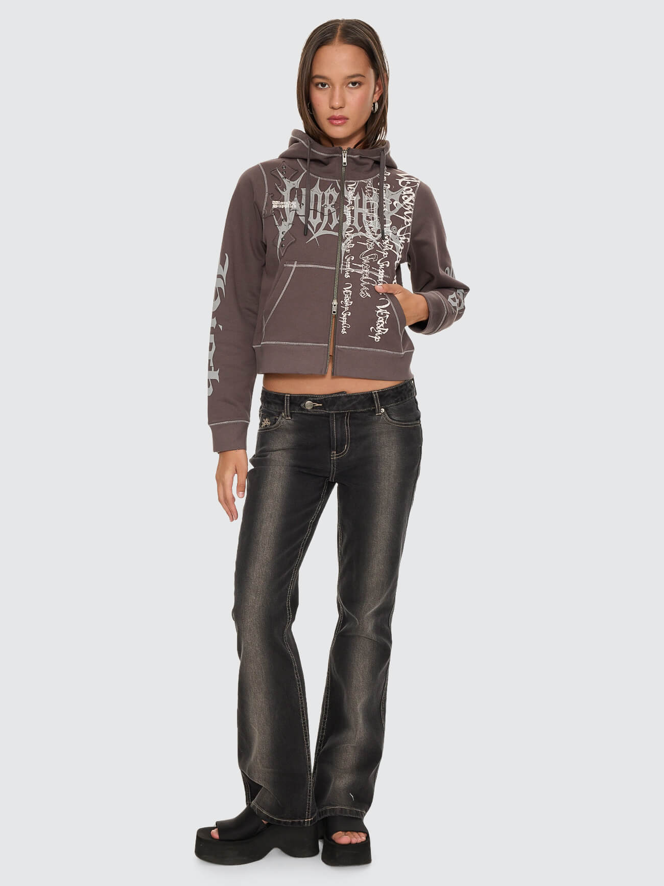 Manic Zip Fleece Jacket - Ember Black 4