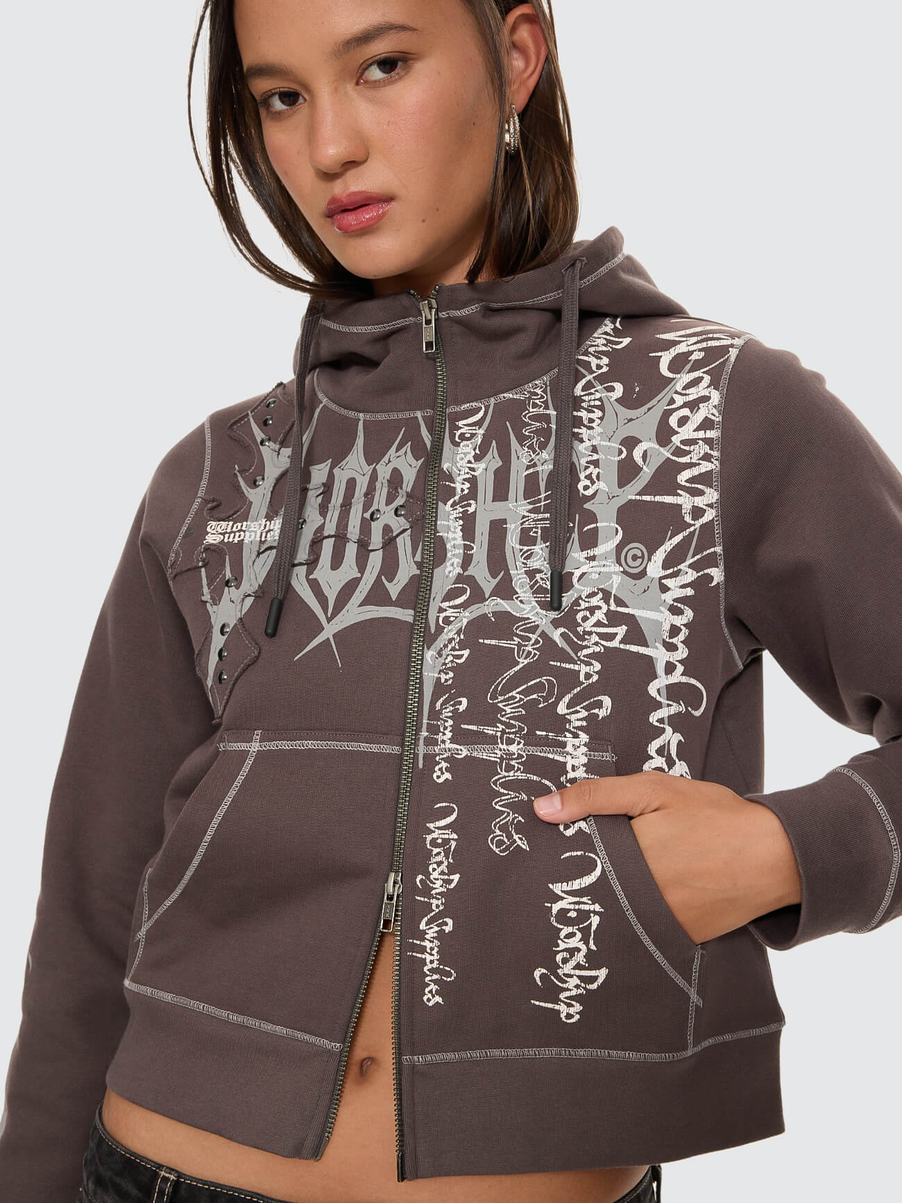 Manic Zip Fleece Jacket - Ember Black 4