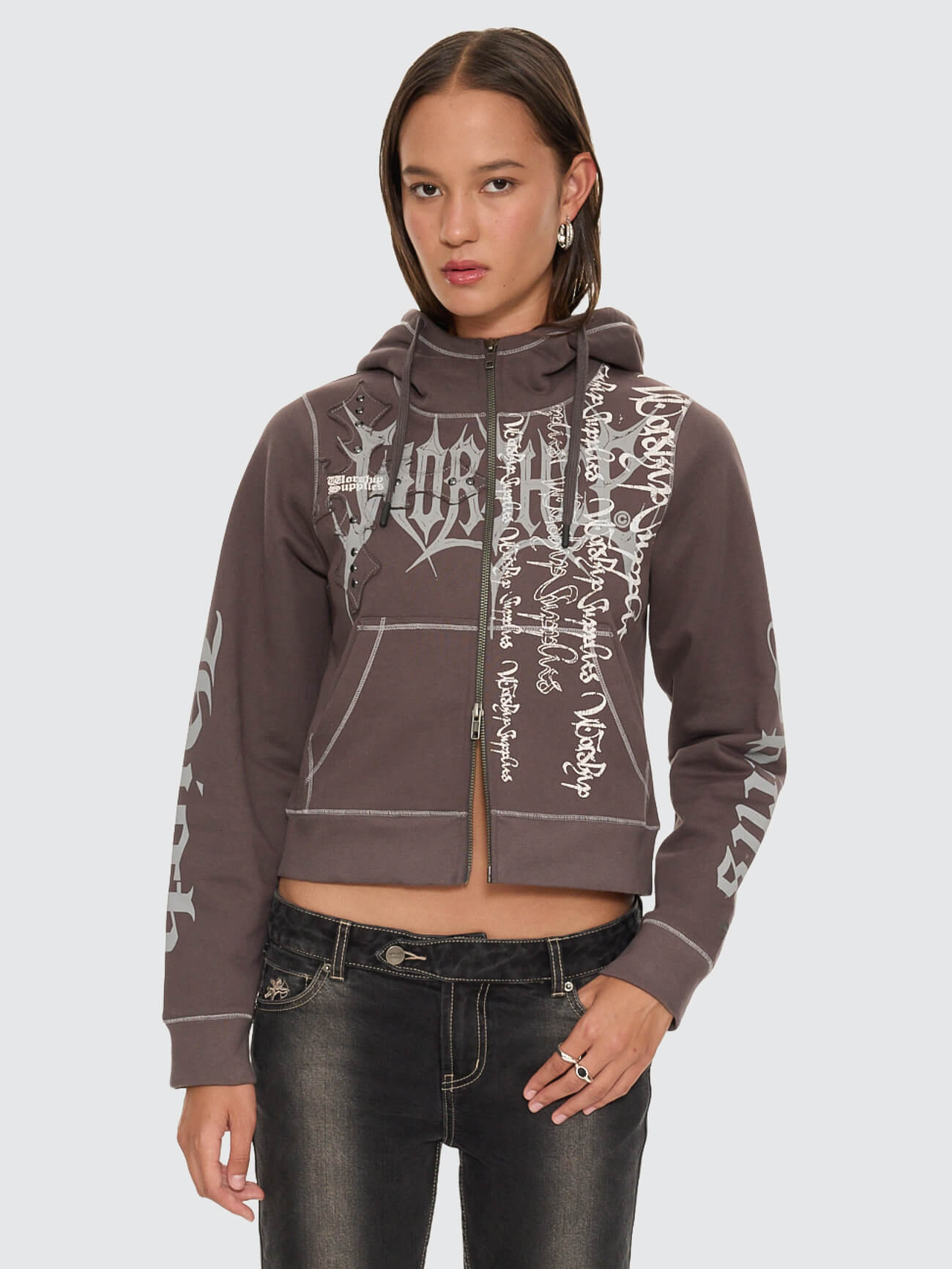 Manic Zip Fleece Jacket - Ember Black 4