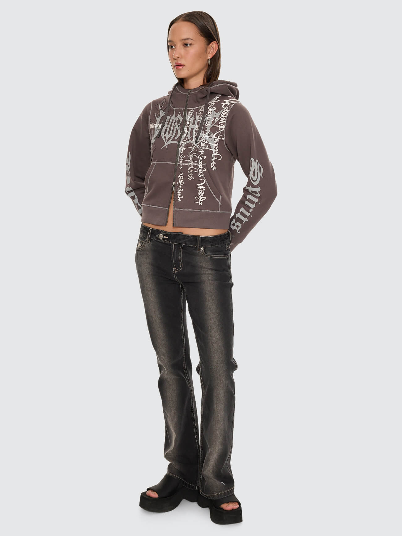 Manic Zip Fleece Jacket - Ember Black 4