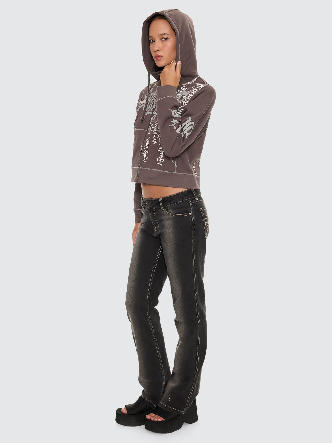 Manic Zip Fleece Jacket - Ember Black 4