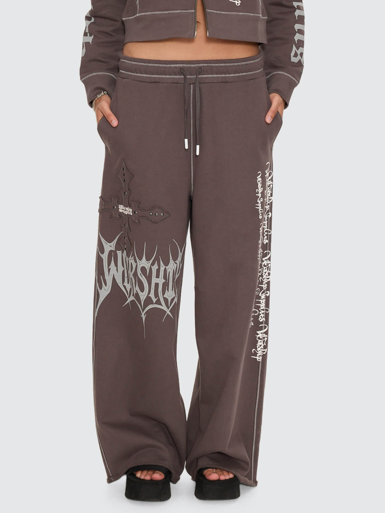 Manic Baggy Joggers - Ember Black 4