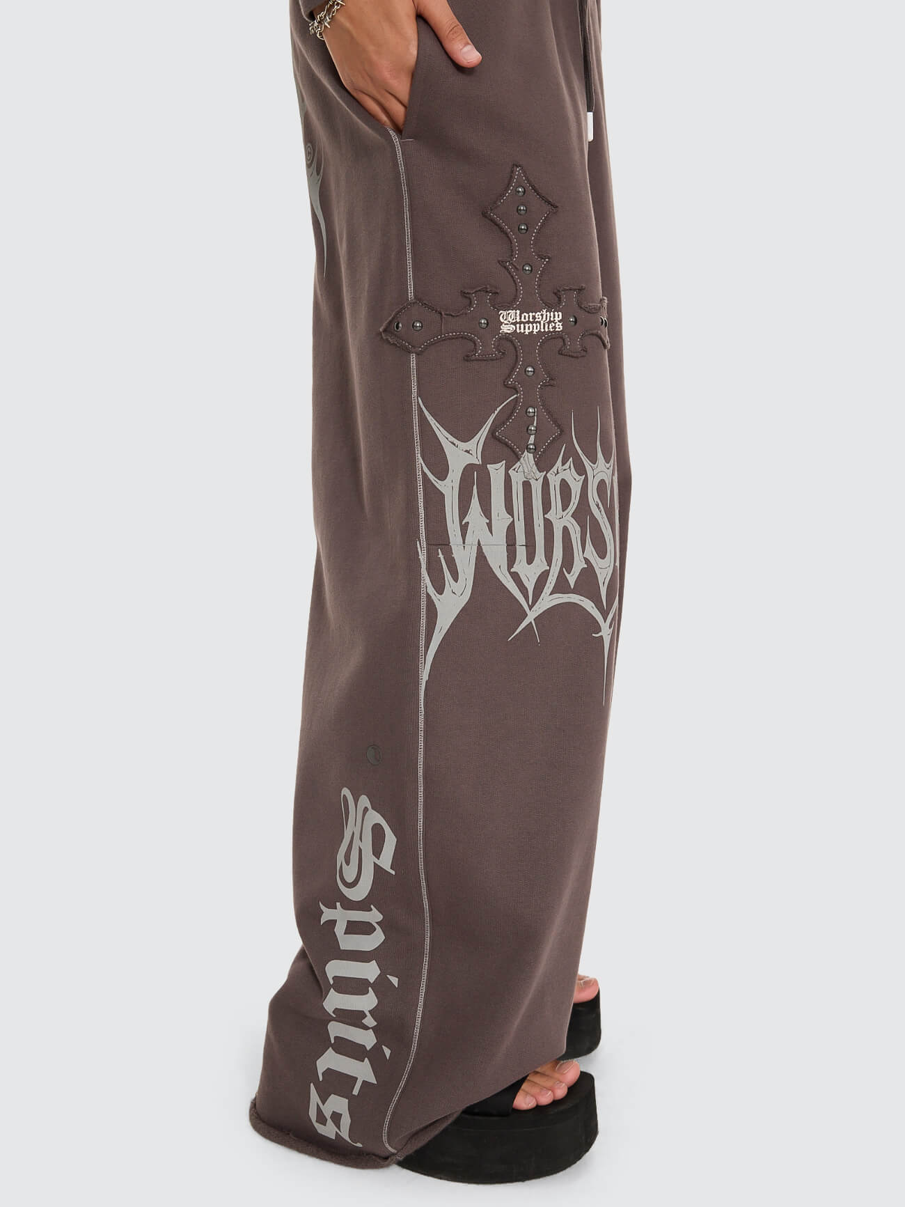 Manic Baggy Joggers - Ember Black 4
