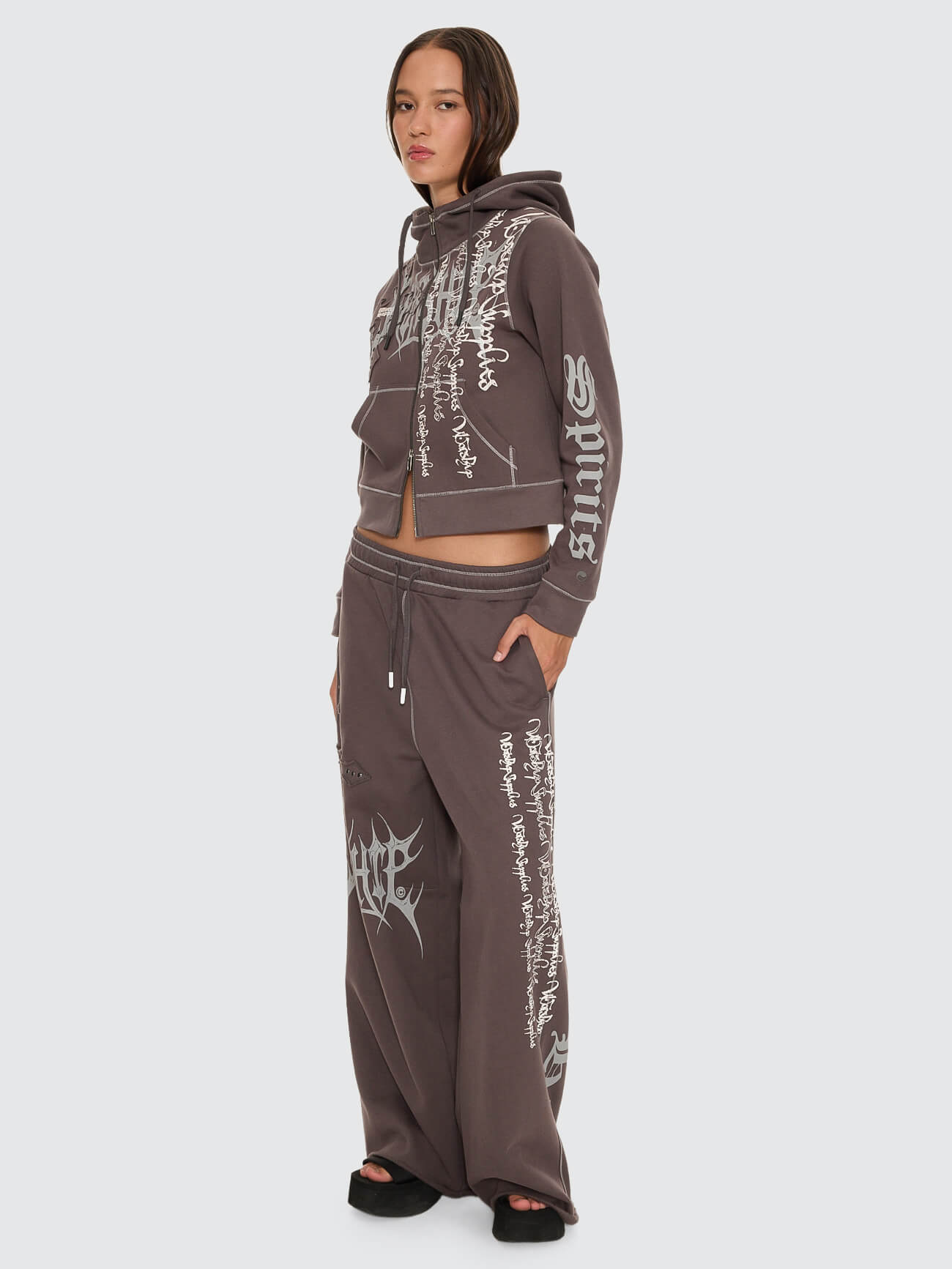 Manic Baggy Joggers - Ember Black 4