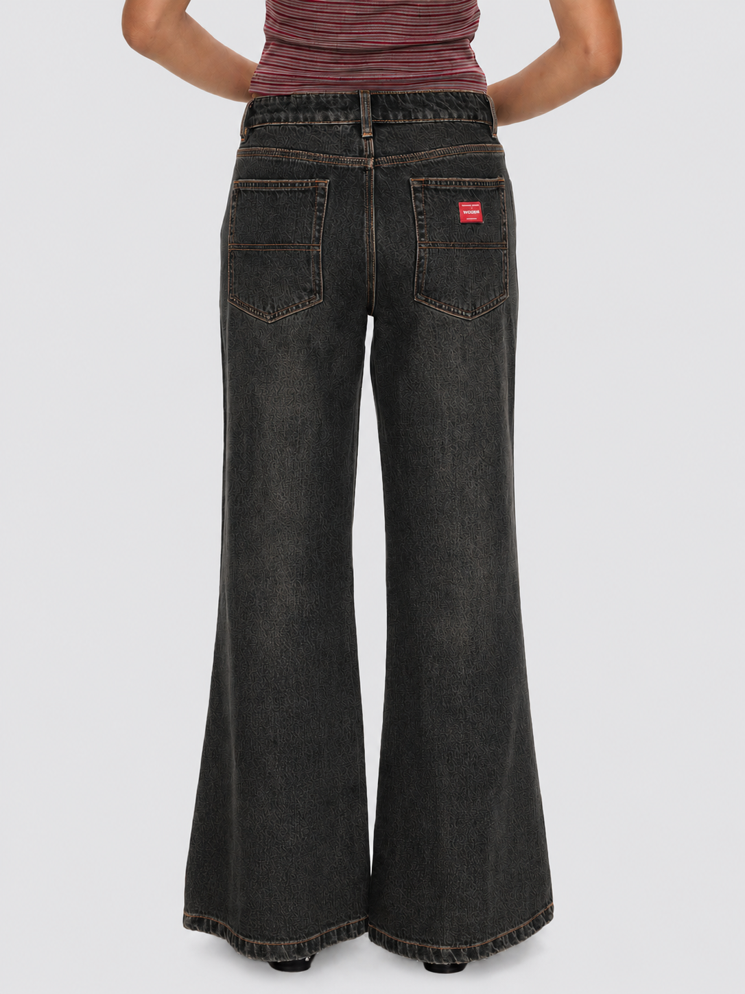 Dropkick Flare Jean - Black Rinse