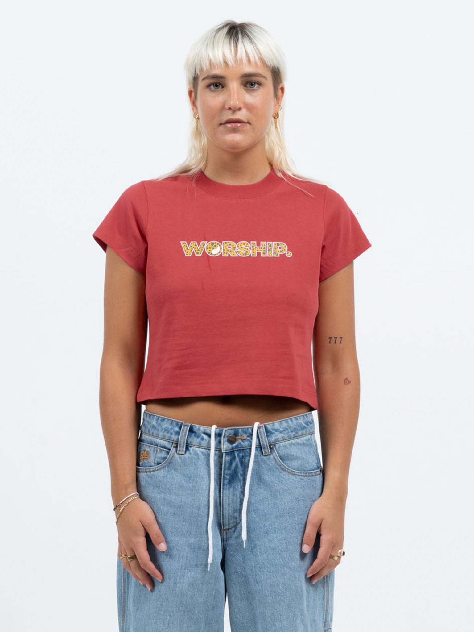 Core Teeny Tee - Washed Red