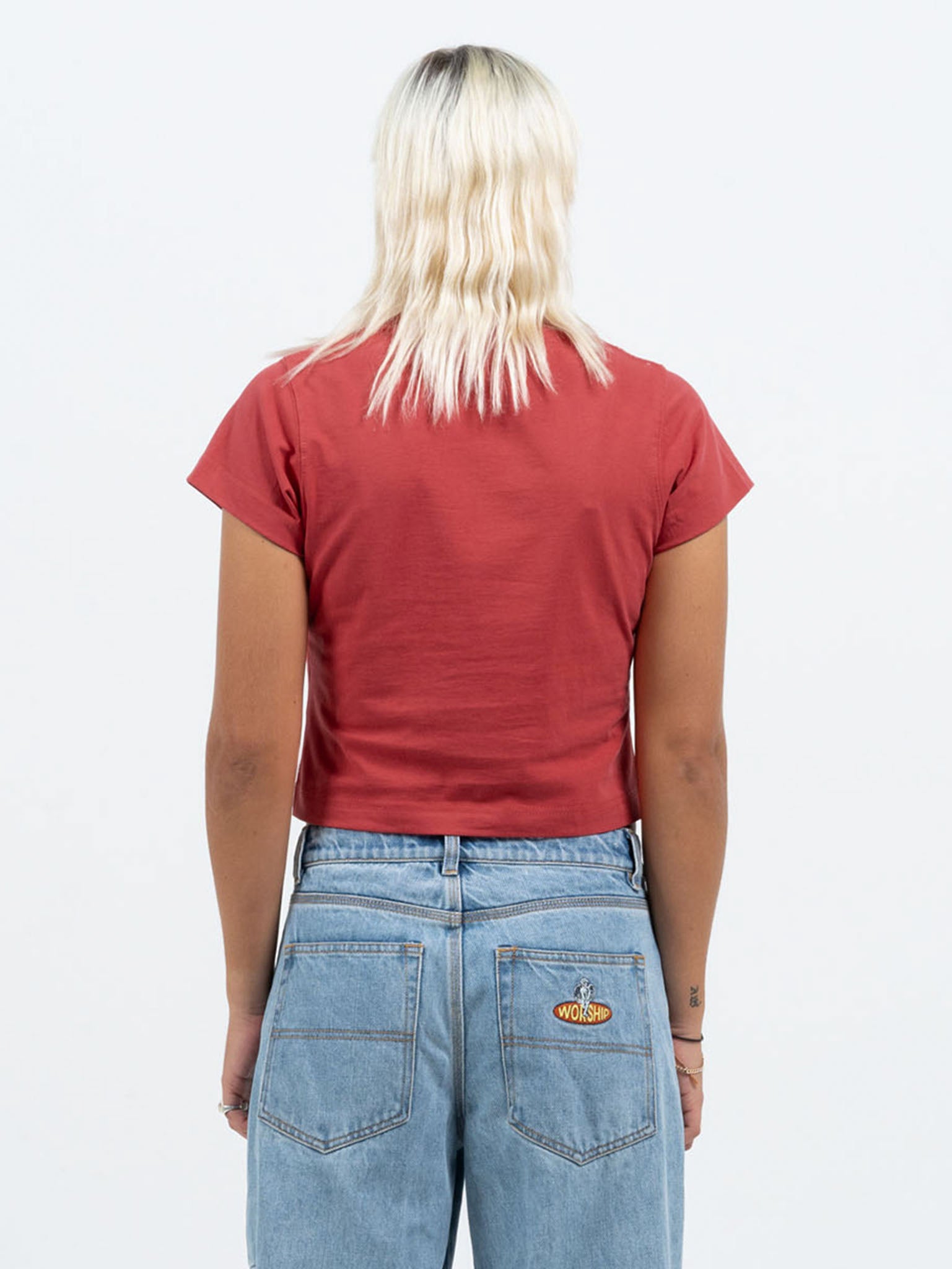 Core Teeny Tee - Washed Red