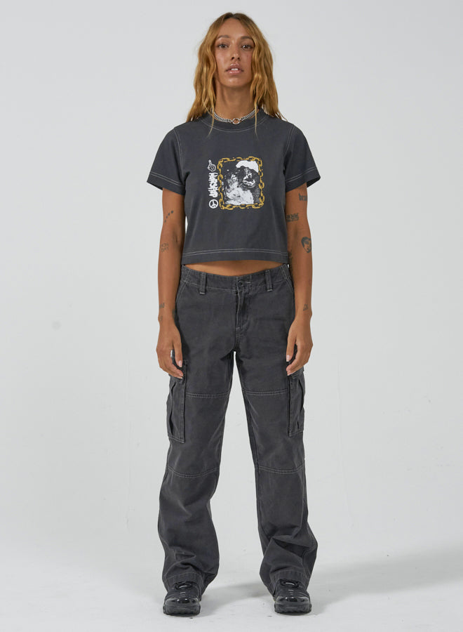 Pure Mayhem Cargo Pant - Washed Black