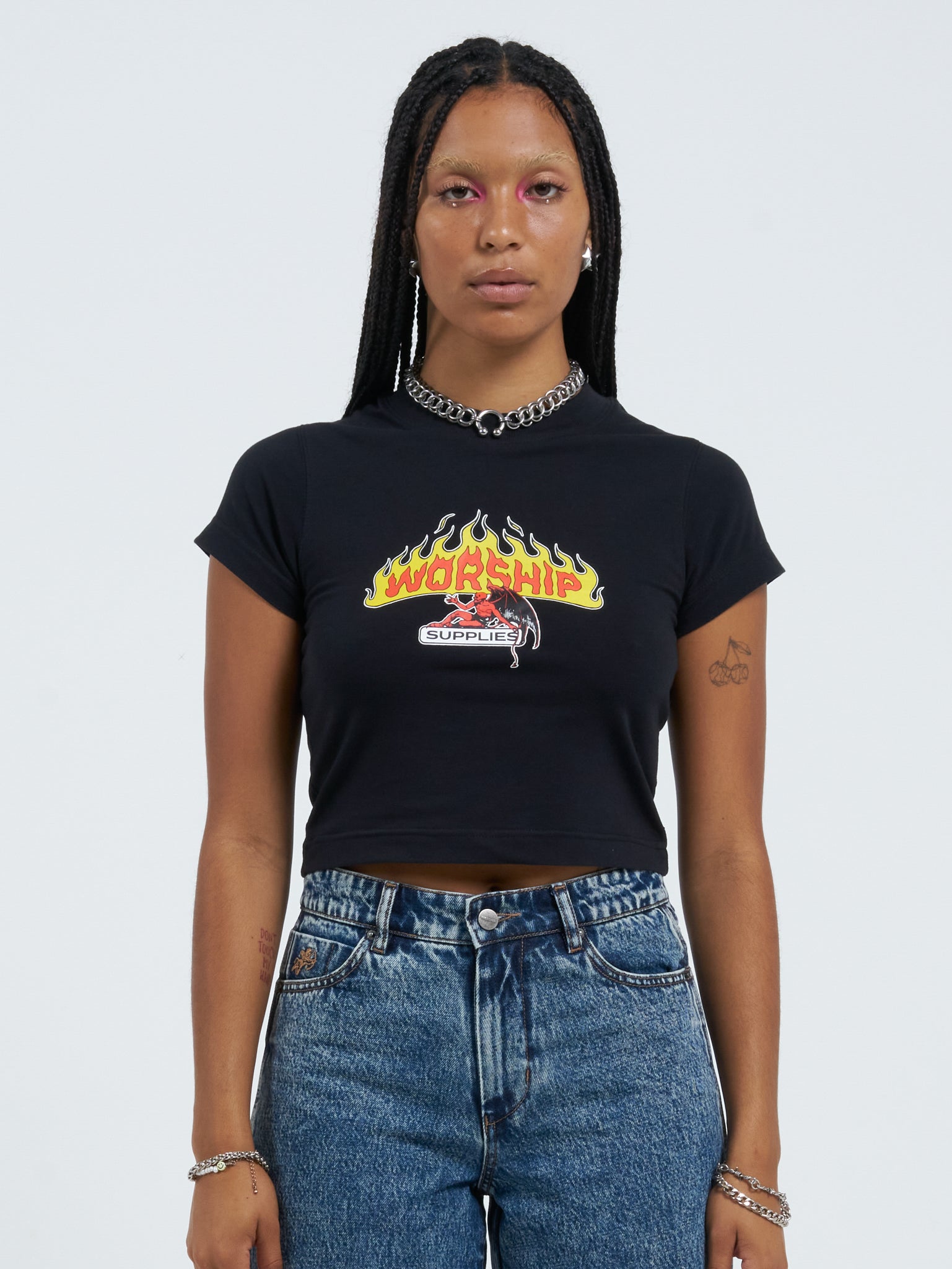 Rest Stop Teeny Tee - Black