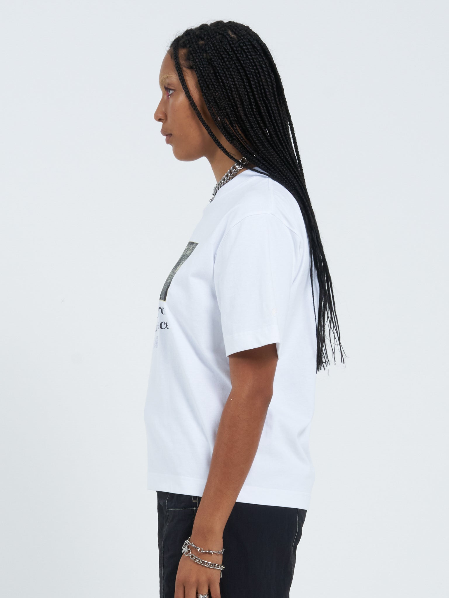 Alienation Regular Fit Tee - White